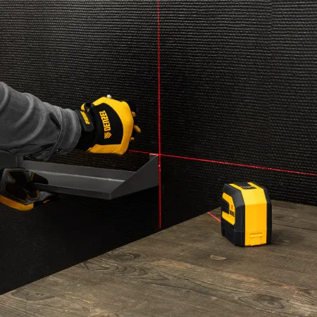 Лазерный уровень DENZEL LX 02 Red, 20 м, 635 нм, резьба 1/4 дюйм