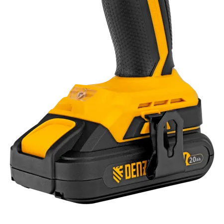 Дрель-шуруповерт аккумуляторная ударная бесщет DENZEL CIDB-IB-18-02, Li-Ion, 18 В, 2 акк.