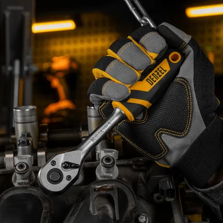 Набор инструментов DENZEL 1/2", 1/4", 3/8", CrV, S2, пластиковый кейс, 216 предметов