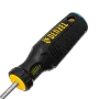 Отвертка DENZEL SL5x75 мм, S2, 3к рукоятка