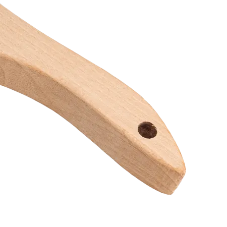 Щетка зачистная 4-х рядная DENZEL, прямая проволока из нержавеющей стали с деревянной ручкой, EFP