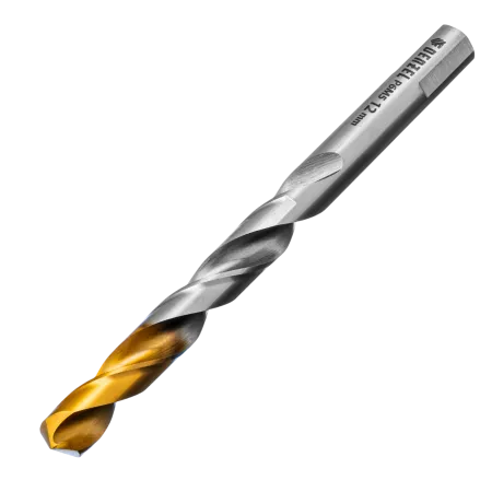 Сверло спиральное по металлу DENZEL 12 x 151 мм, Р6М5, Golden Tip 