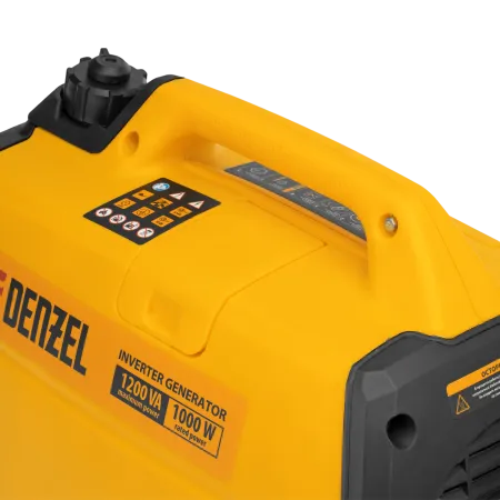 Инверторный генератор DENZEL GT-1200iS, 1.2 кВт, 230 В, бак 2.4 л, ручной старт