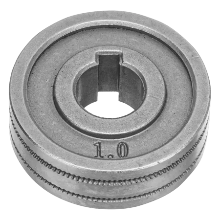 Подающий ролик DENZEL зубчатый профиль под флюсовую проволоку 0,8-1мм, 2 шт