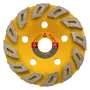 Чашка алмазная зачистная DENZEL 72970, турбо, 125 мм