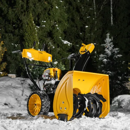Снегоуборщик бензиновый DENZEL SBM 610S PRO, 212 cc, электростартер, фара, обогрев