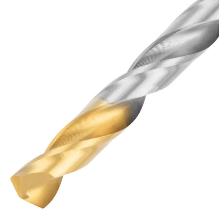 Набор сверл по металлу DENZEL, 2-8 мм, Р6М5-TiN, Golden Tip, 6 шт