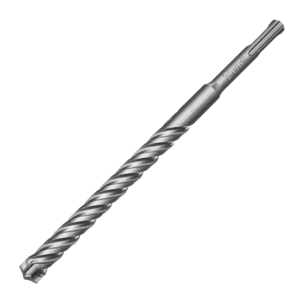 Бур по бетону DENZEL, цельная крестовая пластина, 14x215 мм, SDS PLUS