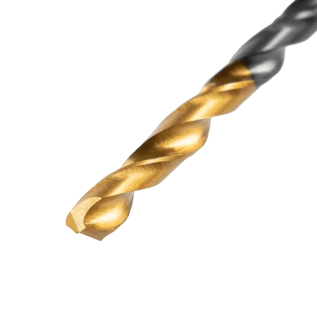 Сверло по металлу DENZEL 2,5 мм, HSS-Tin, Golden Tip, 10 шт.