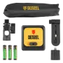 Лазерный уровень DENZEL DQB-T, 30 м, зеленый луч, батарейки, штатив