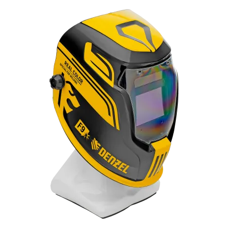 Щиток защитный лицевой DENZEL (маска сварщика) F9, см. окно 100x60, Real Color, DIN 4-8/9-13