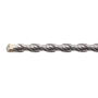 Бур по бетону DENZEL 705008, 6 x 260 мм, двойная спираль, три пылеотводящие кромки