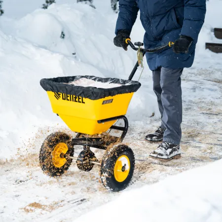 Механическая сеялка на колесах DENZEL 45 л