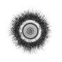 Щетка для дрели DENZEL, 75 мм, Чашка, со шпилькой, нержавеющая витая проволока