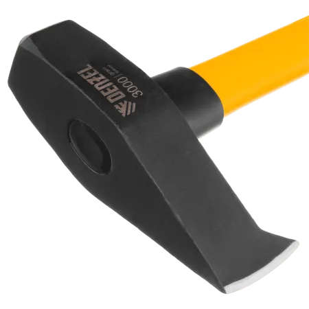 Колун-кувалда DENZEL 3000 г, кованая, фибергласовая  рукоятка c TPR покрытием, 880 мм