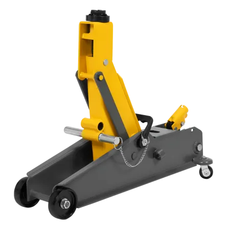 Домкрат гидравлический подкатной с фиксатором DENZEL 3 т, 190-532 мм, SUV