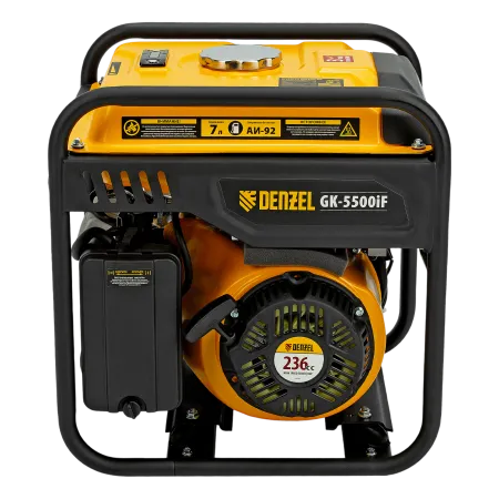 Генератор инверторный DENZEL GK-5500iF, 5,5 кВт, 230 В, ручной старт