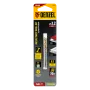 Сверло спиральное по металлу DENZEL 3,2 x 65 мм, Р6М5, Golden Tip, 2шт.