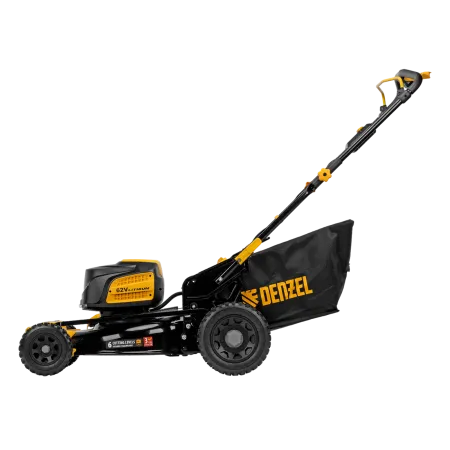 Газонокосилка аккумуляторная бесщет. DENZEL RLMS560-62, привод, 560 мм, Li-ion, 62В
