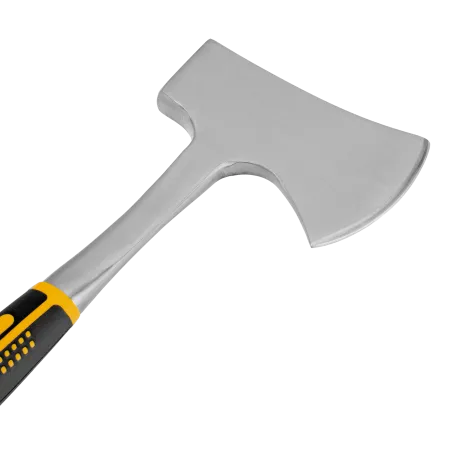 Топор цельнометаллический DENZEL, 800 г, двухкомпонентная обрезиненная рукоятка, прямой хват