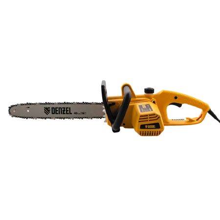 Пила цепная электрическая DENZEL EDS-1800P, 1.8 кВт, шина 40 см, шаг 3/8, 57 звеньев