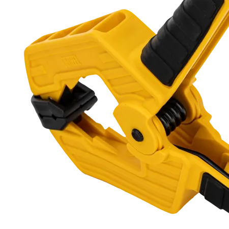 Струбцина клещеобразная DENZEL усиленная 80 х 60 мм, двухкомпонентные рукоятки