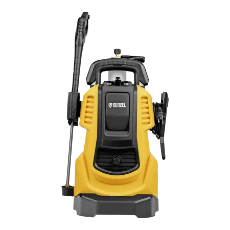 Моечная машина высокого давления DENZEL R-230iD, 3300 Вт, 230 бар, 600 л/ч, асинхронный двигатель, с барабаном
