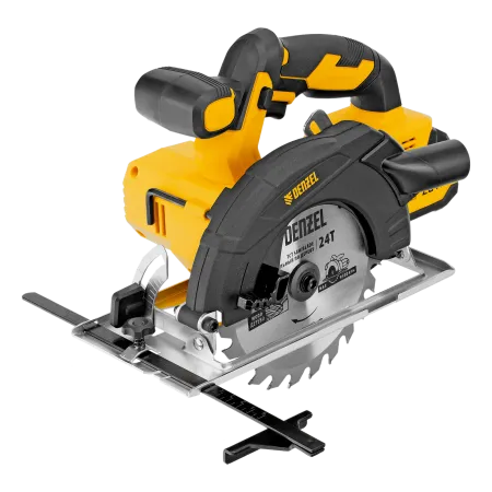 Пила циркулярная аккумуляторная DENZEL CCSH-20-165, 165 мм, Li-Ion, 20 В