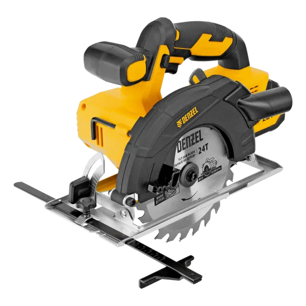 Пила циркулярная аккумуляторная DENZEL CCSH-20-165, 165 мм, Li-Ion, 20 В