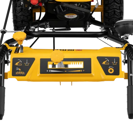 Снегоуборщик гибридный с функц. подметания DENZEL SWB-600, 212 сс, руч. старт, 2 насадки