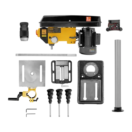 Станок сверлильный DENZEL DDM-550L, 550 Вт, 16 мм, 12 ск., лазер, настольный