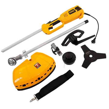 Триммер электрический DENZEL TE-1220, 1200 Вт, 380 мм, катушка, диск, разборная штанга