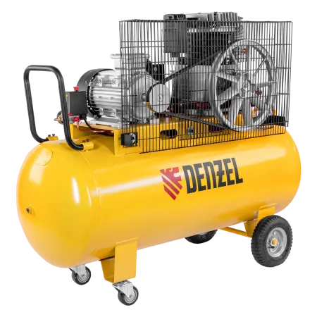 Компрессор воздушный DENZEL BCI4000-T/200, 4.0 кВт, ременный привод, 200 литров, 690 л/мин