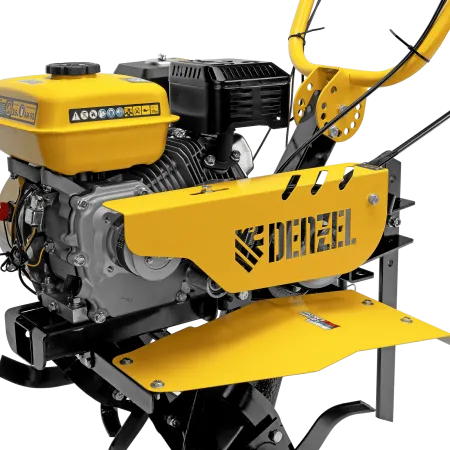 Мотоблок DENZEL DPT-270SB, 7 л.с., ремен.сцеп, фрез 3х4, ШОМ, без колес, передачи 2В/1Н