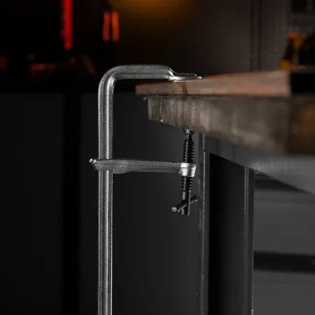 Струбцина DENZEL F-образная, 100x600мм, кованая