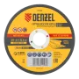Круг отрезной по металлу DENZEL, 125 х 2,5 х 22,2 мм, WA60TBF