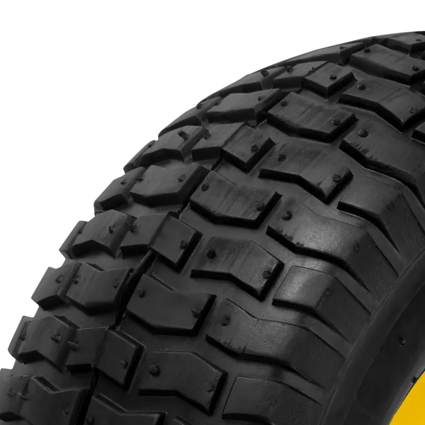 Колесо пневматическое DENZEL 15/6.00-6, D 370 мм, подш. внут. диам. 16 мм, длина оси 100 мм