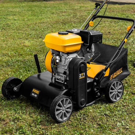 Скарификатор-аэратор DENZEL бензиновый SAG-400, 212 см3, -15/+10 мм, 40 см