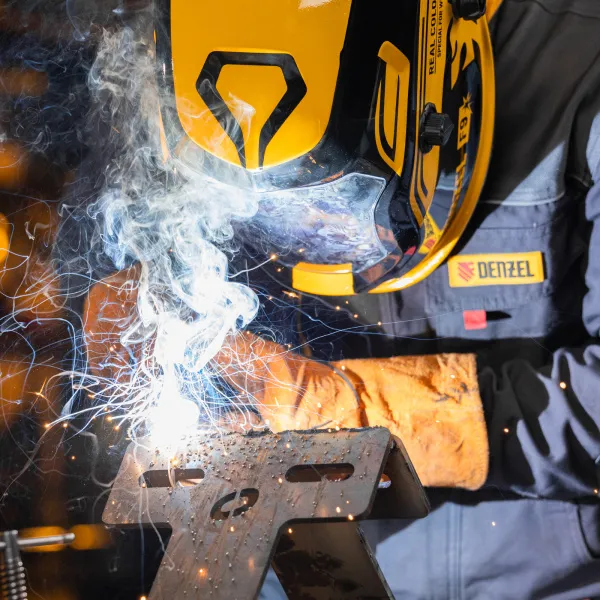 Щиток защитный лицевой DENZEL (маска сварщика) F9, см. окно 100x60, Real Color, DIN 4-8/9-13