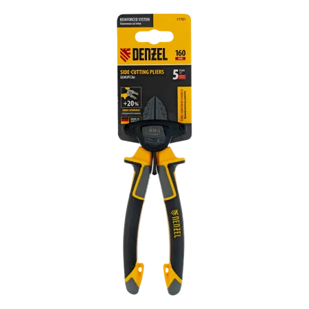 Бокорезы DENZEL 160 мм, трехкомпонентные рукоятки