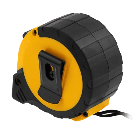 Рулетка DENZEL 5м х 25мм, двухкомп. корпус, кнопка-пауза