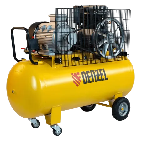 Компрессор воздушный DENZEL BCI5500-T/200, 5.5 кВт, ременный привод, 200 литров, 850 л/мин