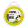 Леска для триммера DENZEL Flex Сord 96115, 2 мм x 15 м, квадратная, блистер