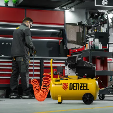 Компрессор воздушный прям. привод DENZEL DCV1800/50, 1,8 кВт, 50 литров, 320 л/мин
