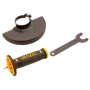 Машина шлифовальная угловая DENZEL AG150-1500, 1500 Вт, 150 мм, 8500 об/мин