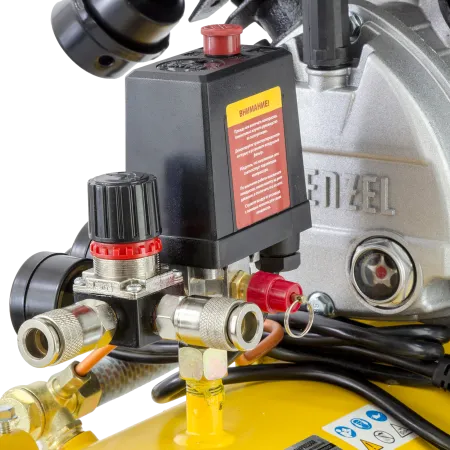 Компрессор воздушный DENZEL X-PRO DKV2200/50, 2.2 кВт, 400 л/мин, 50 л