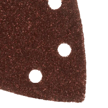 Треугольник абразивный на ворc. подложке под "липучку", перф., P 100, 150х150х100 мм, 5 шт. Denzel