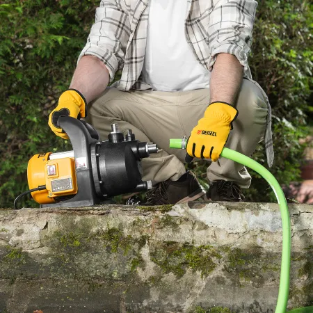 Садовый поверхностный насос DENZEL GPL600, 600 Вт, 3000 л/ч, подъем 35 м, пластик