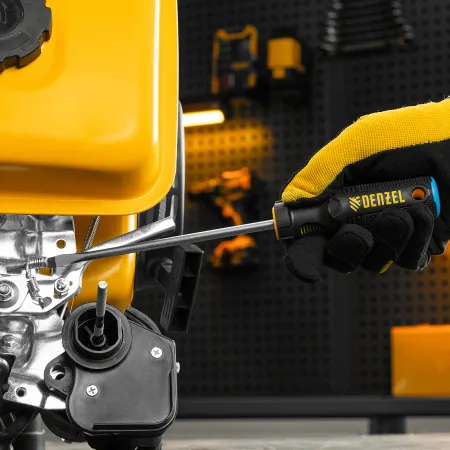 Отвертка DENZEL SL6x150 мм, S2, 3к рукоятка