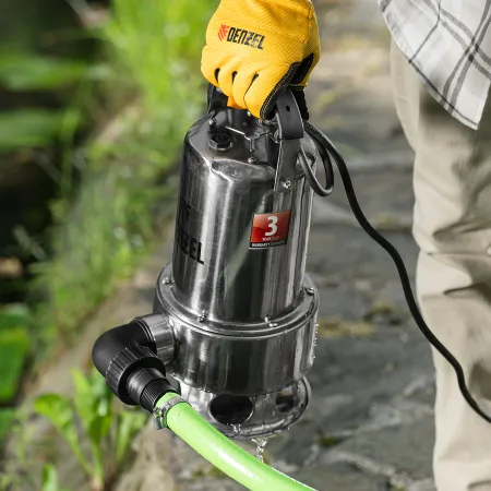 Дренажный насос DENZEL DPL800X, 800 Вт, подъем 7 м, 16500 л/ч      